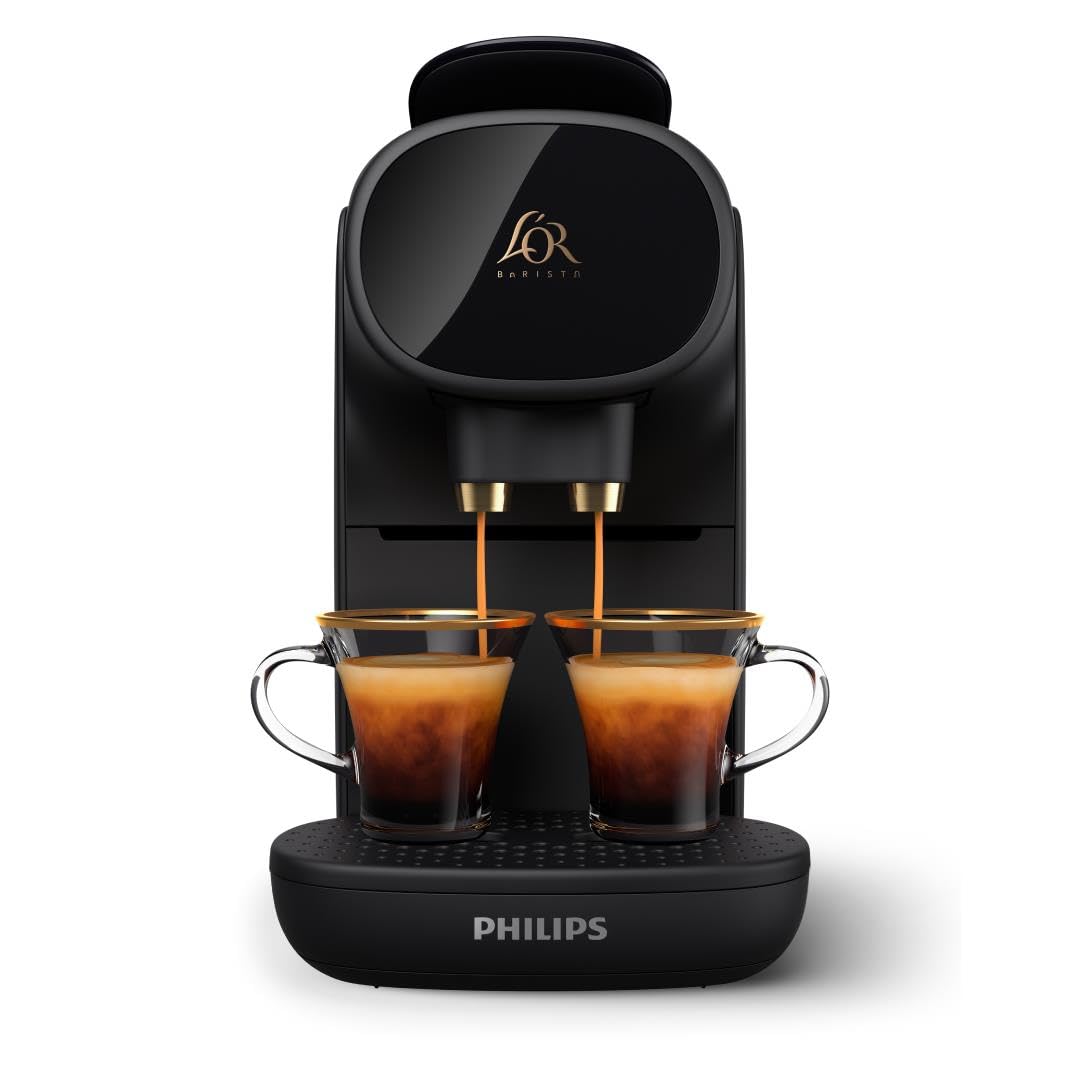 Torano - L'OR Barista Machine à Café à Capsules - Système Double Dose, 19 Bars, Piano Noir LM9012/66