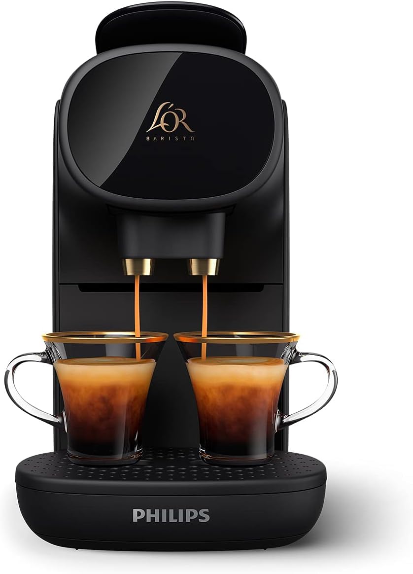Torano - L'Or Barista Cafetière à capsules Sublime - machine à café à 19 bars, Noir LM9012/60