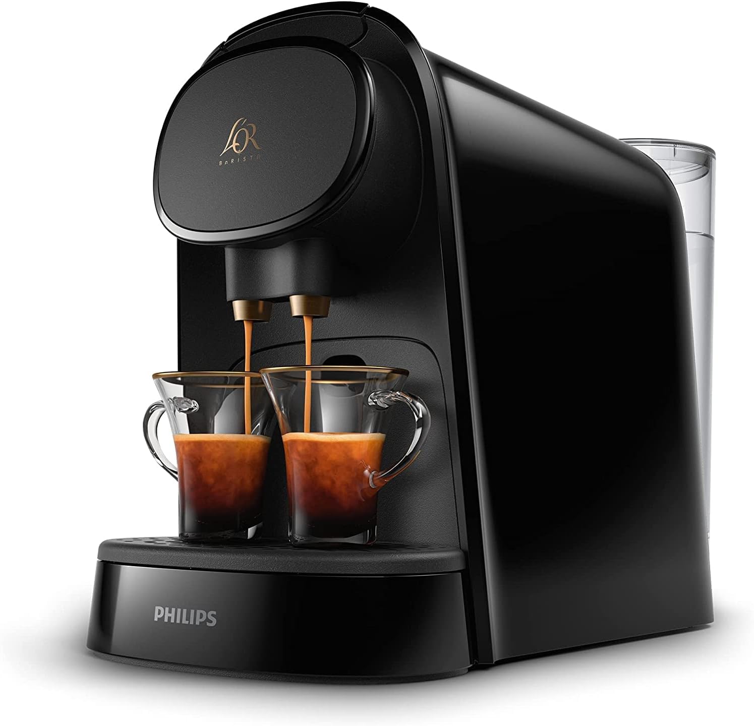 Torano - L'Or Barista Original, Machine à café à Capsules, Double Capsule, Double Plaisir, Noir, LM8012/60