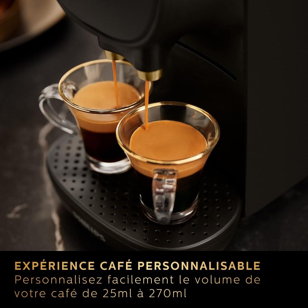 Torano - L'OR Barista Machine à Café à Capsules - Système Double Dose, 19 Bars, Piano Noir LM9012/66