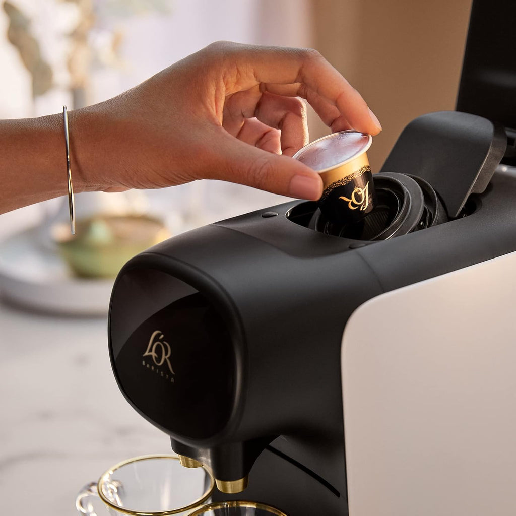 Torano - L'Or Barista Sublime, Machine à Café à Capsules, Blanc, LM9012/00