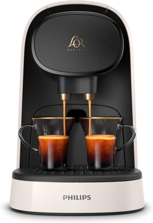 Torano - L'Or Barista Original, Machine à café à Capsules, Double Capsule, Double Plaisir, Blanc, LM8012/00