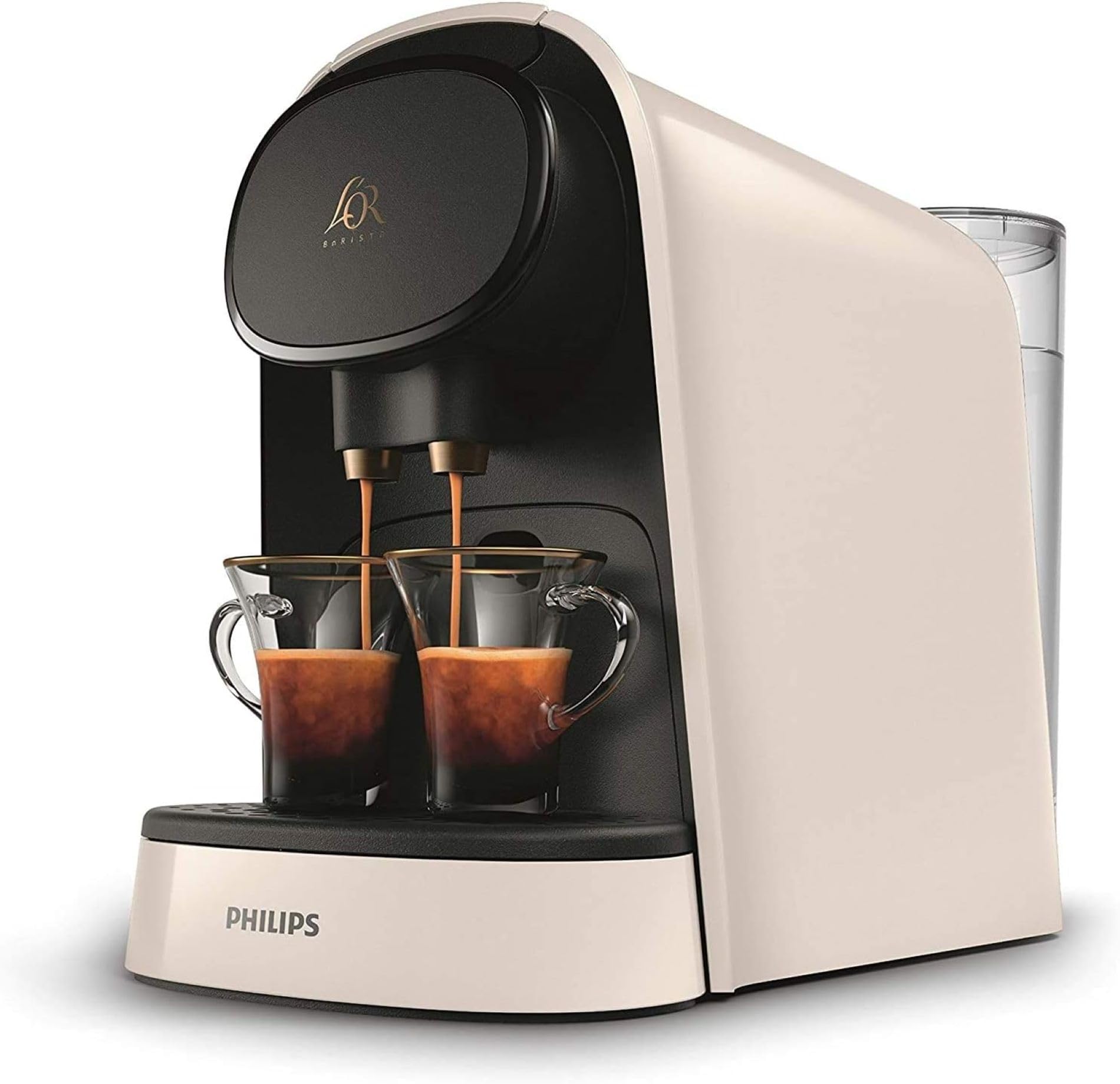 Torano - L'Or Barista Original, Machine à café à Capsules, Double Capsule, Double Plaisir, Blanc, LM8012/00