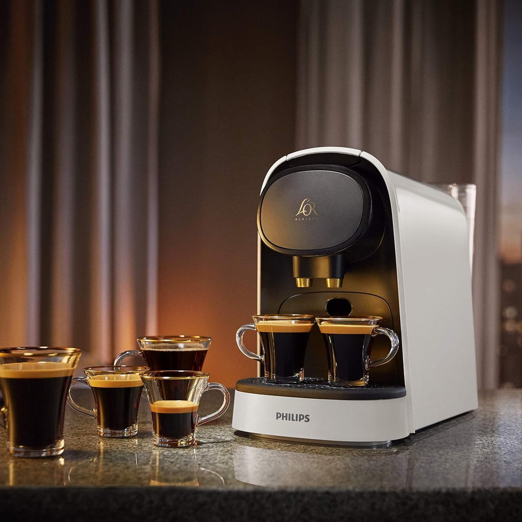 Torano - L'Or Barista Original, Machine à café à Capsules, Double Capsule, Double Plaisir, Blanc, LM8012/00