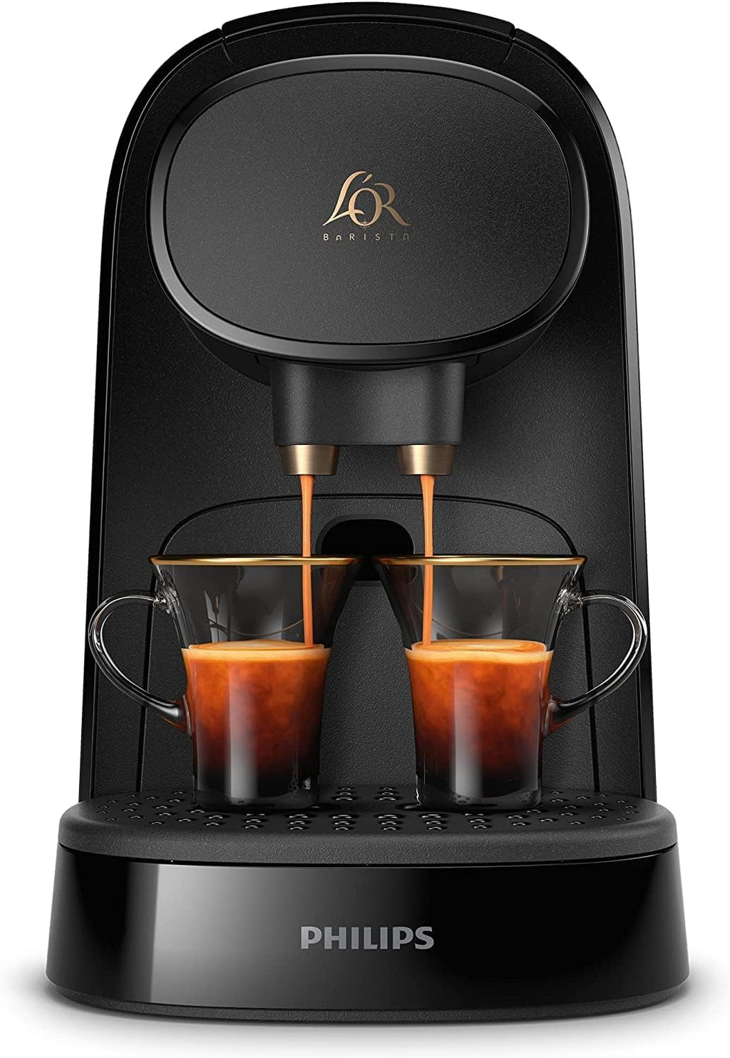 Torano - L'Or Barista Original, Machine à café à Capsules, Double Capsule, Double Plaisir, Noir, LM8012/60